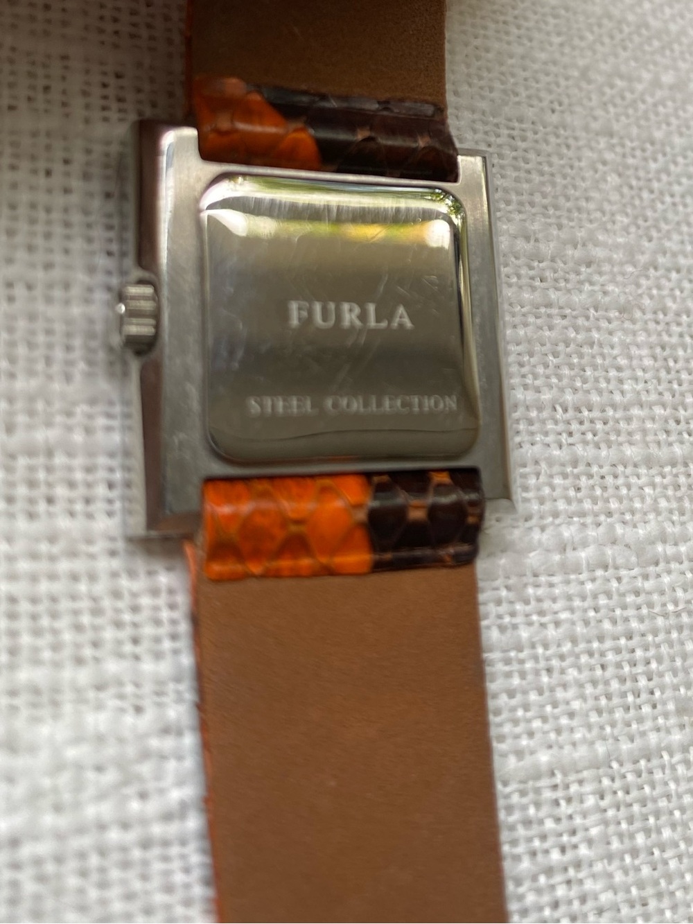 Furla Snake Python Print Leather Watch - Picture 3 of 7